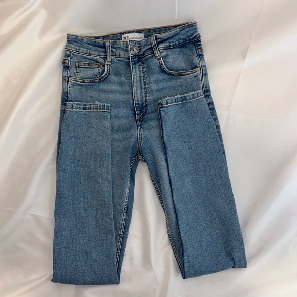 Zara High Rise Skinny Stretchy Jeans - Picture 2 of 9